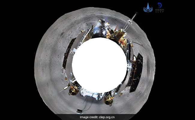 China's Lunar Probe Sends Panoramic Image Of Moon's Far Side