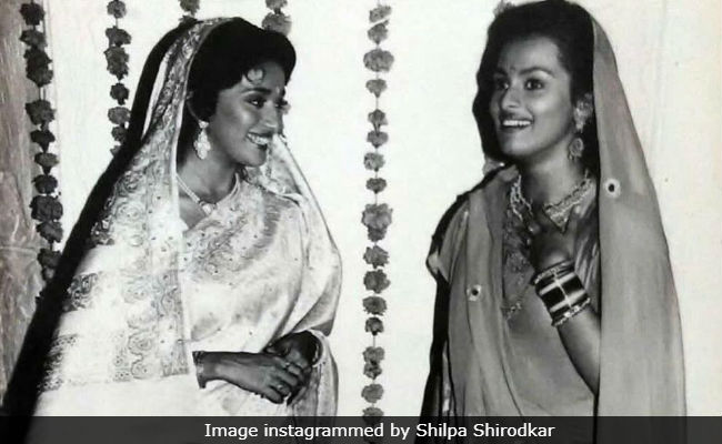 Guess Which Film This Throwback Pic Of Shilpa Shirodkar And Madhuri Dixit Is From?