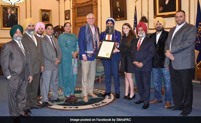 Indian-American Entrepreneur Honoured For Sikh Headgear Campaign In US