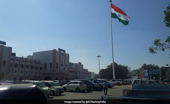 Secunderabad Railway Station Hoists Tricolour, South Central Zone's First