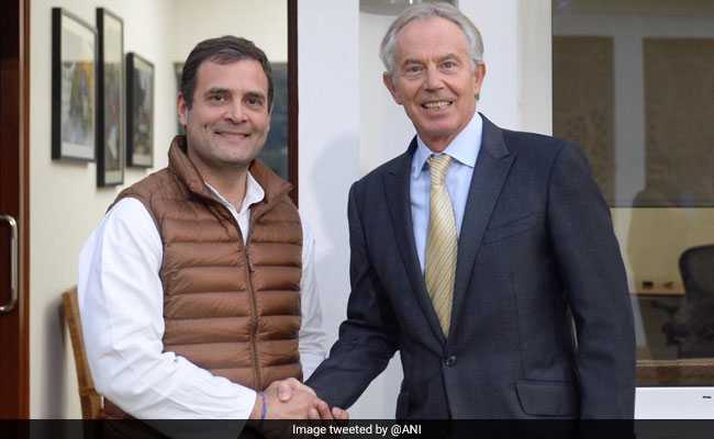 "Enjoyed Our Discussion": Rahul Gandhi Meets Ex-UK PM Tony Blair
