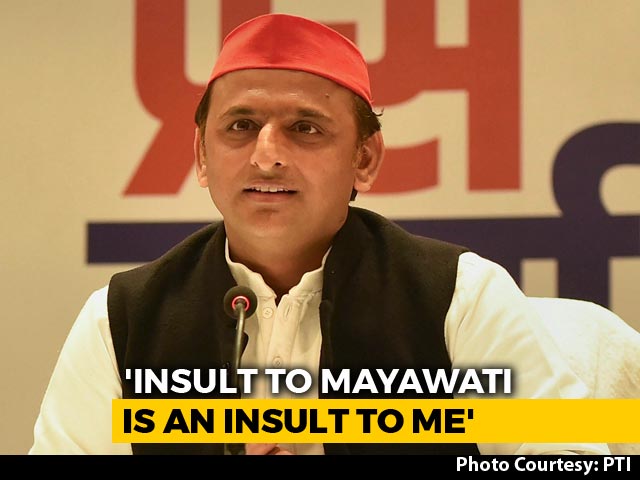 "Insulting Mayawati Is Like Insulting Me": Akhilesh Yadav After Announcing Alliance