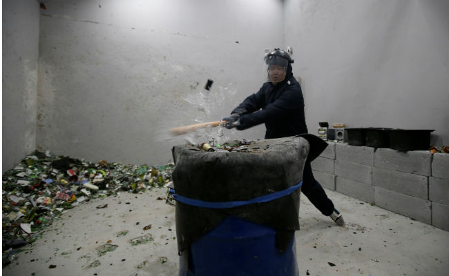 All The Rage: Beijing's "Anger Room" Lets People Smash Away Their Stress