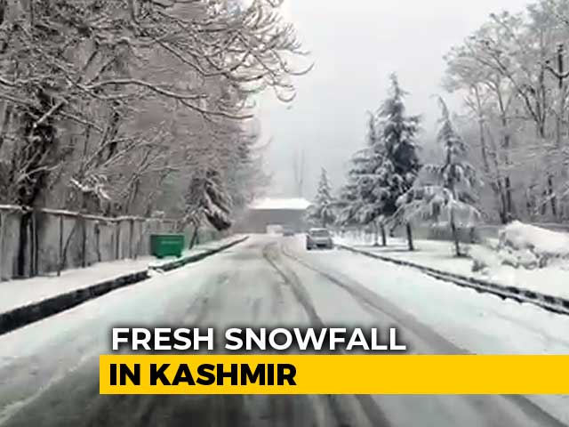 In Kashmir, Tourists Enjoy "White January"