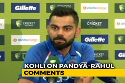 Virat Kohli Reacts On Row Over Hardik Pandya, KL Rahul's TV Show Comments Virat Kohli Reacts On Row Over Hardik Pandya, KL Rahul's TV Show Comments