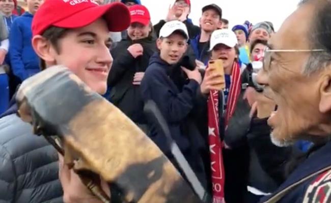 Students Who Allegedly Mocked Native American "Treated Unfairly": Trump