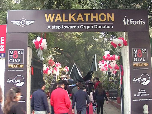 Over 750 People Support Organ Donation At More To Give Walkathon In Delhi