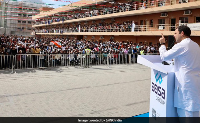 "Not Here To Speak My <i>Mann Ki Baat</i>": Rahul Gandhi's Jibe At PM In Dubai