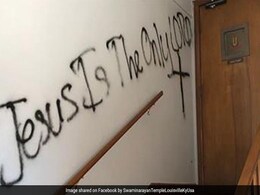 In New "Hate Crime" Incident, Hindu Temple Vandalised In US' Kentucky In New "Hate Crime" Incident, Hindu Temple Vandalised In US' Kentucky