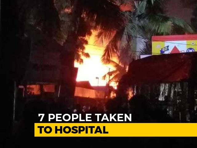 Massive Fire At Hyderabad's Nampally Exhibition Ground, 7 People Hospitalised