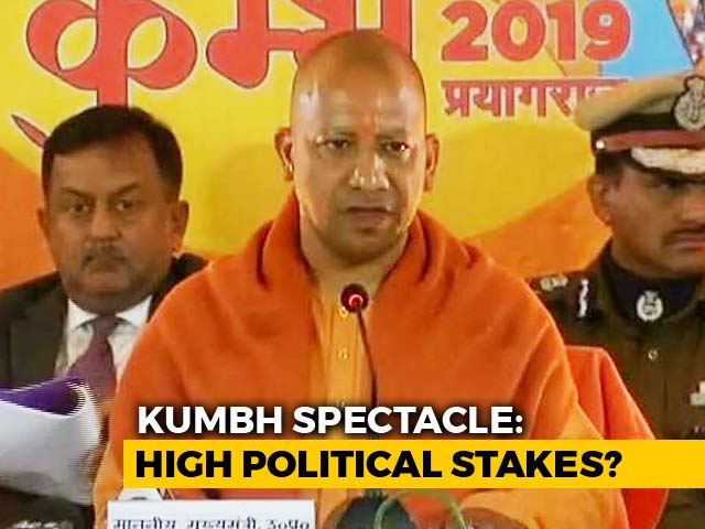 Yogi Adityanath Holds First UP Cabinet Meet In Kumbh, Then Takes Holy Dip