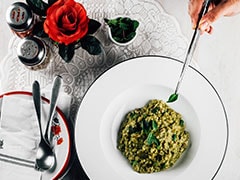 Hariyali Biryani Risotto