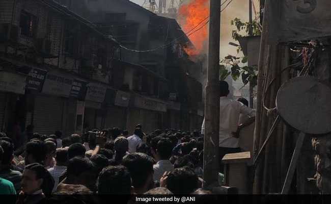 Fire Breaks Out At Building In Mumbai's Girgaon