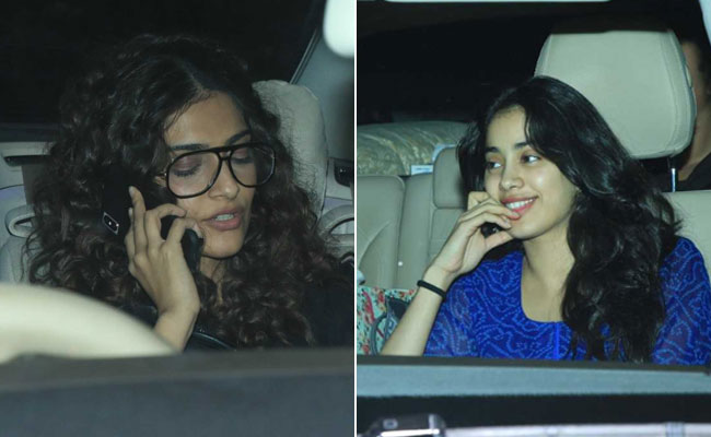 Inside Sonam And Janhvi Kapoor's Stylish Mid-Week Get-Together. See Pics