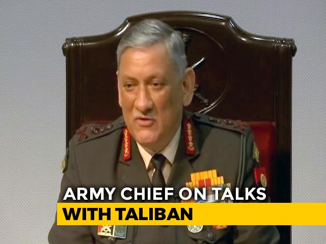 "Can't Be Out Of The Bandwagon," Says Army Chief On Talks With Taliban