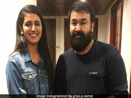Priya Prakash Varrier Met Mohanlal And Reacted Like The Rest Of Us Would Priya Prakash Varrier Met Mohanlal And Reacted Like The Rest Of Us Would