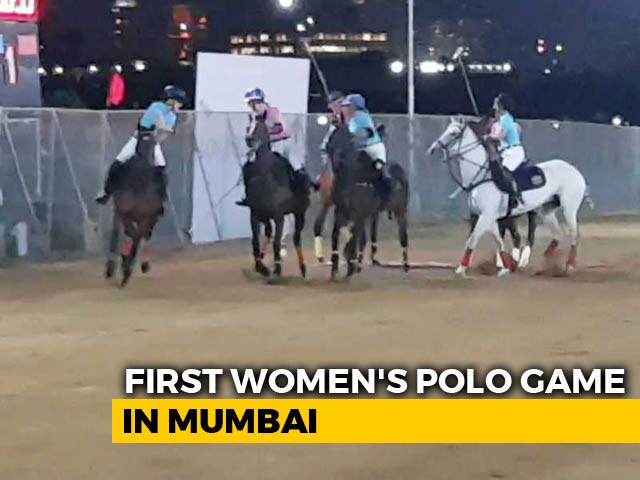 Mumbai's First-Ever Women's Polo Game Held At Mahalaxmi Race Course