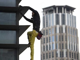 French "Spiderman" Arrested After Climbing Philippines Skyscraper French "Spiderman" Arrested After Climbing Philippines Skyscraper