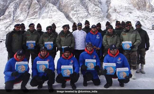 Soldiers At Freezing Siachen Treated To Hot Pizzas On Republic Day