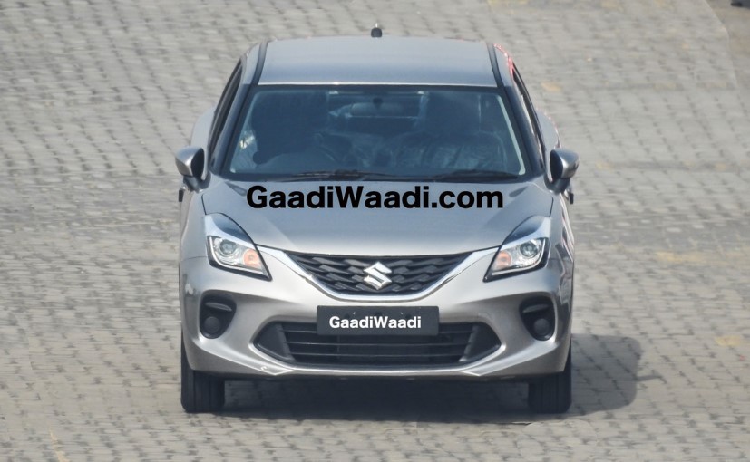 2019 Maruti Suzuki Baleno Facelift Spotted Sans Camouflage