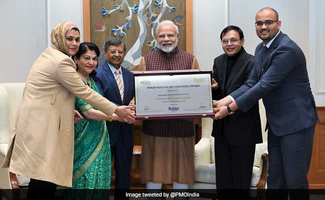 US Professor Philip Kotler Congratulates PM Modi For Leadership Award