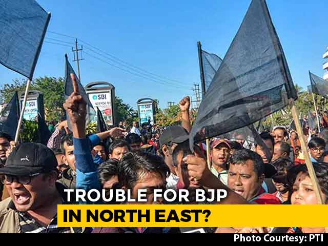 Protests Against Citizen Bill Continue In Northeast, BJP On Back Foot
