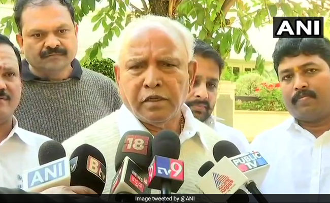 Volcano Waiting To Erupt In Congress-JDS Alliance: BS Yeddyurappa