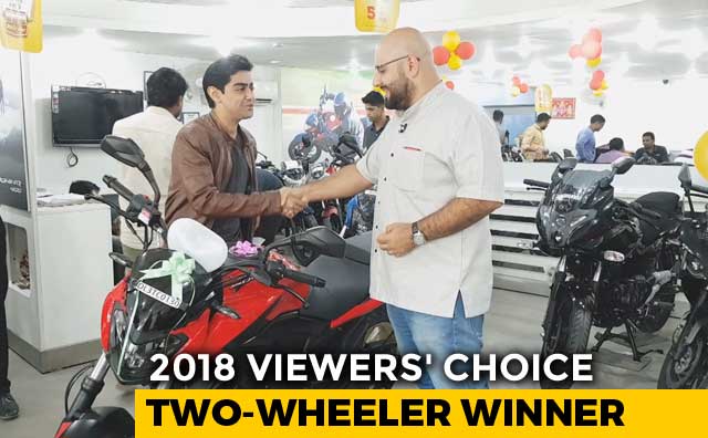2018 NDTV CNB Viewers' Choice Two-Wheeler Winner