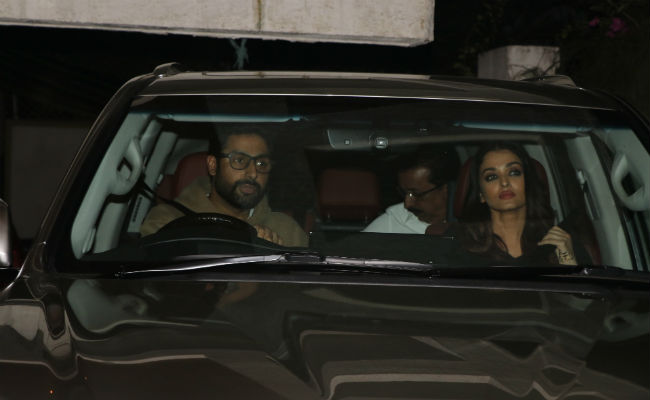 Aishwarya Rai Bachchan, Abhishek And Sussanne Khan Visit Sonali Bendre At Her Mumbai Residence