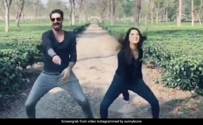 सनी लियोन ने पति संग इस सॉन्ग पर किया जबरा डांस, जंगल में आग की तरह फैल गया Video