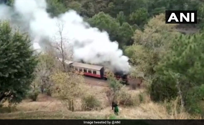 Fire On Himalayan Queen Train In Himachal Pradesh's Solan