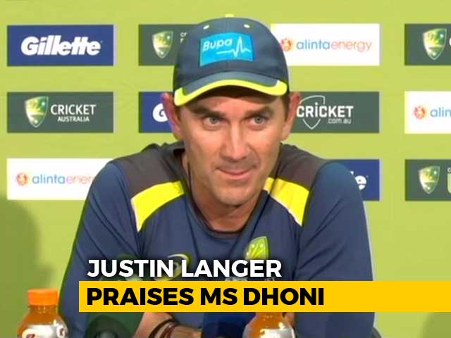 Australian Coach Lavishes Praises On MS Dhoni After India's Thrilling Win