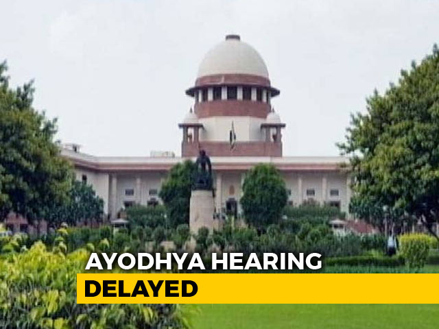 Judge Not Available, Ayodhya Case Won't Be Heard By Top Court On Tuesday