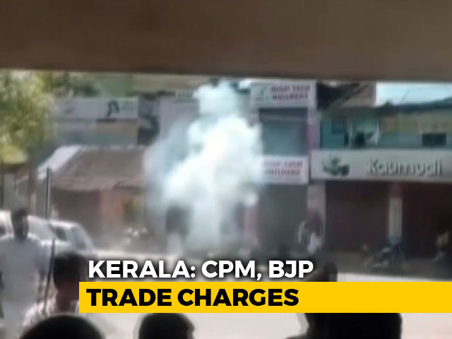 Crude Bombs Thrown At Left Leader, BJP Parliamentarian Homes In Kerala