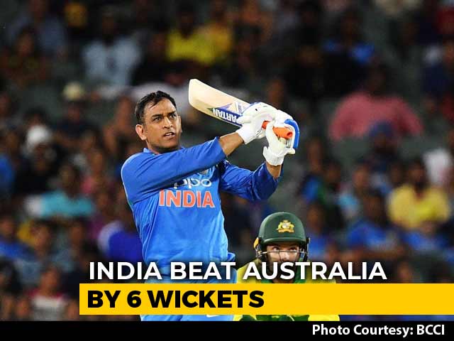 Brilliant Kohli, Dhoni Steer India To Series-Levelling Win