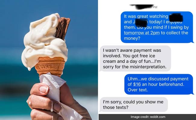 "You Got Free Ice Cream": Mom Refuses To Pay Babysitter, Abuses Her In Viral Post