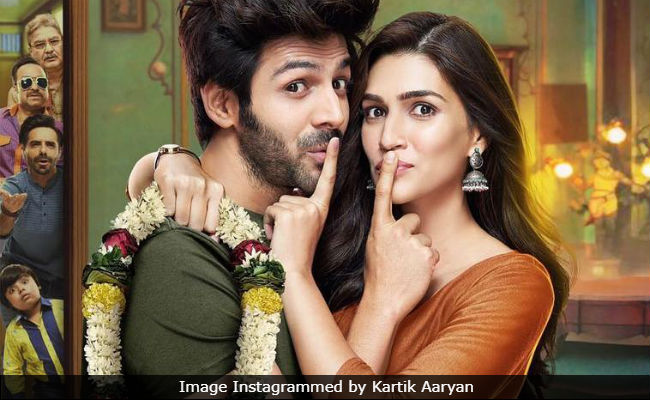 <i>Luka Chuppi</i> Poster Gives Us A Peek Into Kartik Aaryan And Kriti Sanon's Secret Romance