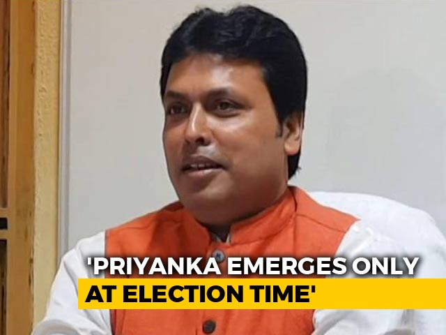 Priyanka Gandhi Vanishes After Polls, What Magic Can She Do: Biplab Deb