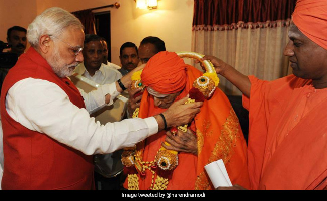 "Represented Best Of Our Traditions": PM Modi Condoles Shivakumara Swami