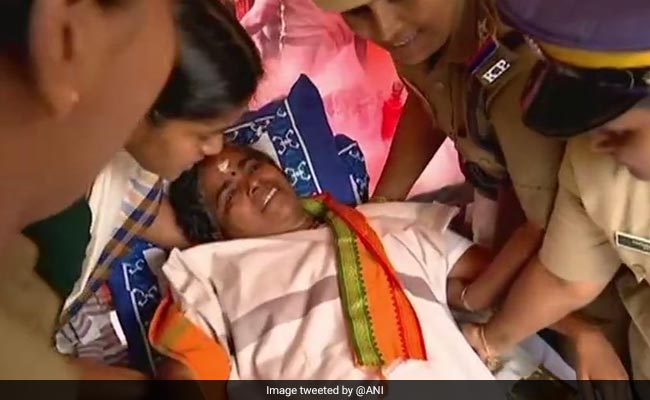 BJP Leader VT Rema On Hunger Strike Over Sabarimala Shifted To Hospital