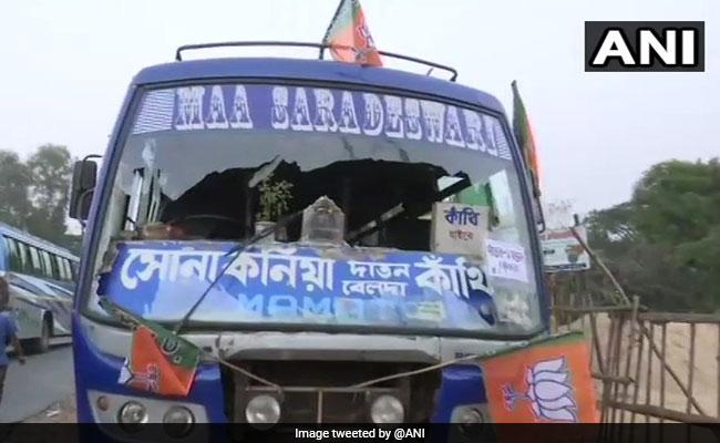 Buses Vandalised, Petrol Pump Set Afire After Amit Shah's Kanthi Rally