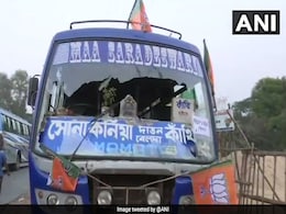 Buses Vandalised, Petrol Pump Set Afire After Amit Shah's Kanthi Rally Buses Vandalised, Petrol Pump Set Afire After Amit Shah's Kanthi Rally