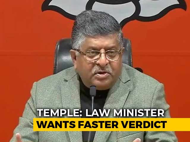 Ayodhya Case Should Be Heard Without Delay, Says Ravi Shankar Prasad
