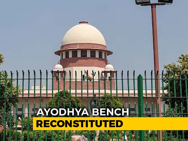 New Ayodhya Bench Formed By Chief Justice, Hearing On Tuesday