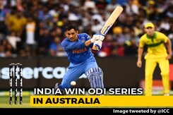 MS Dhoni Special Gives India 1st Bilateral ODI Series Win In Australia MS Dhoni Special Gives India 1st Bilateral ODI Series Win In Australia