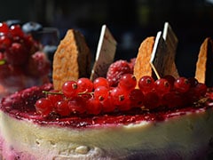 Baked Wild Berry Cheesecake