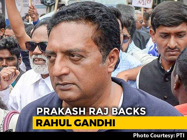 Prakash Raj Defends Rahul Gandhi After Criticism Over "Mahila" Comment