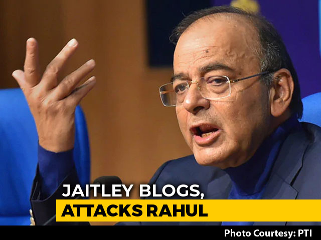 Arun Jaitley, In USA For Treatment, Attacks "Compulsive Contrarians"