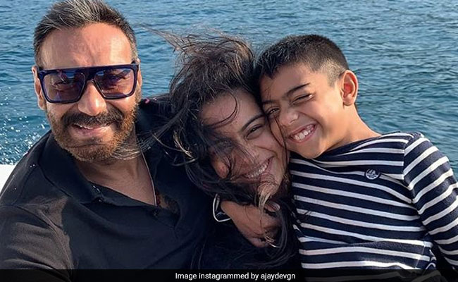 Here's How Nysa And Yug Put A Smile On Dad Ajay Devgn's Face