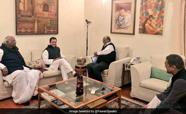 Sharad Pawar, Rahul Gandhi Meet To Discuss Seat-Sharing: Report